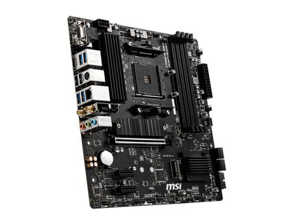 Tarjeta Madre MSI B550M Pro-VDH WIFI 4xDDR4 128GB 4400Mhz PCIe 4.0 M.2 1xHDMI 1xDP 1xVGA S AM4 mATX Wi-Fi BT