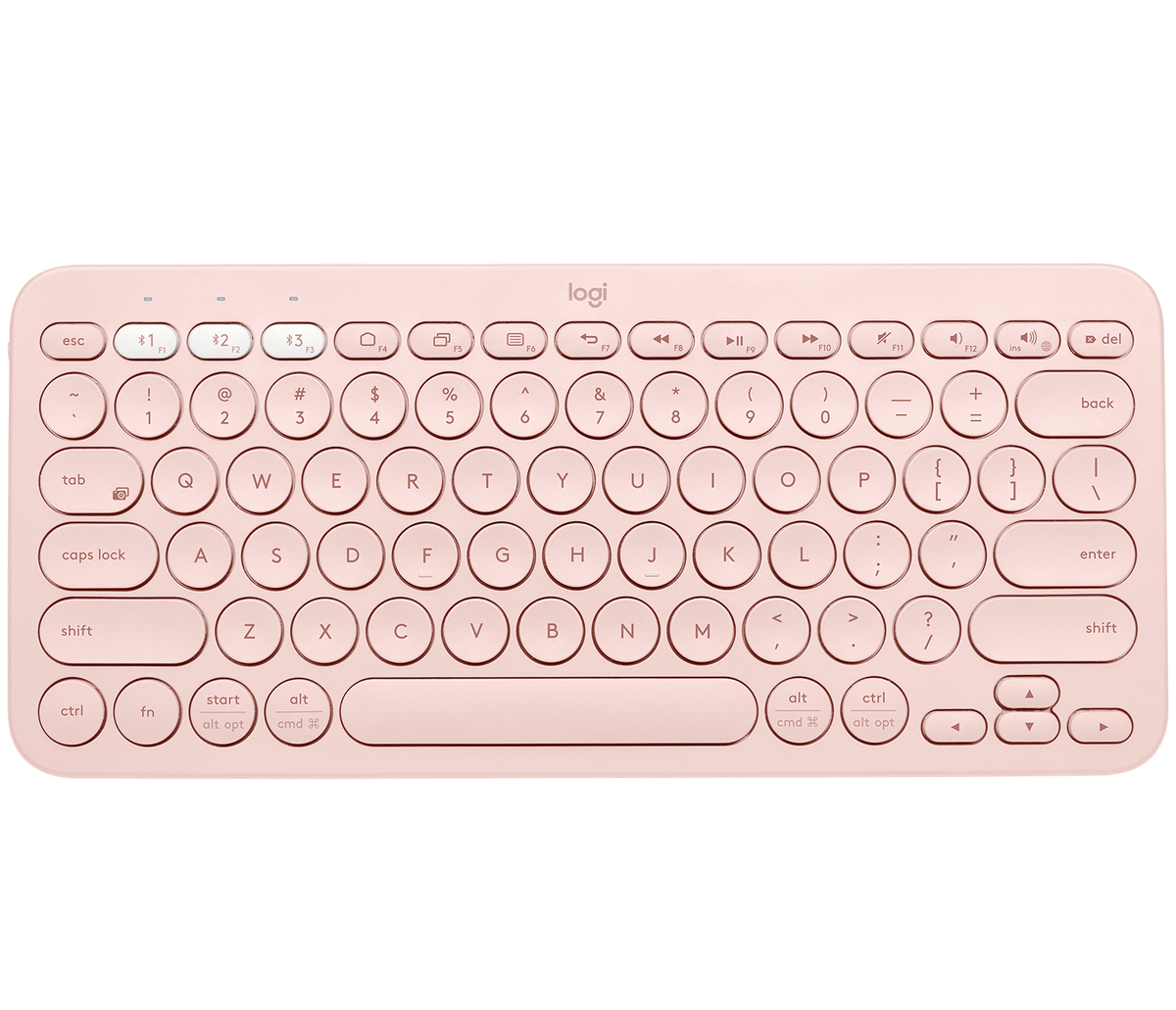 Teclado Logitech K380 Multidispositivo Inalámbrico Color Rosa
