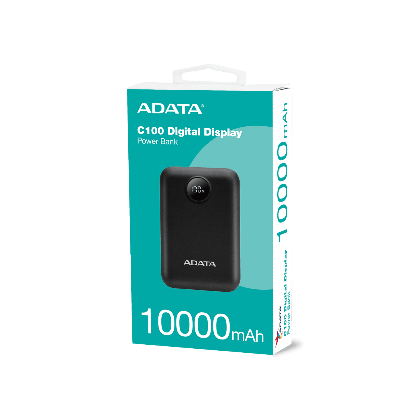 Power Bank Adata 10000mAh Digital PC10022 Negro