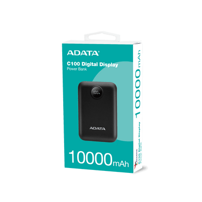 Power Bank Adata 10000mAh Digital PC10022 Negro