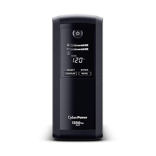 UPS CYBERPOWER 850VA 510W LCD REGULADOR VOLTAJE 9 CONT