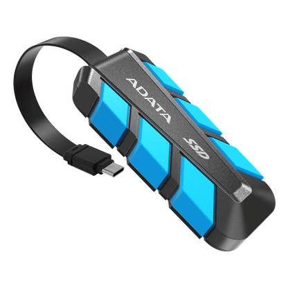 Unidad de Estado Sólido SSD Adata Portátil SC740 500GB USB 3.2 Color Azul
