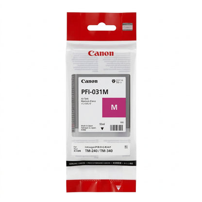 Tinta Canon PFI-031M de 55ml Color Magenta para Series TM
