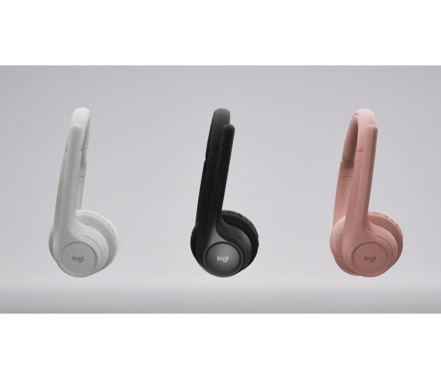 Diadema Logitech Zone Vibe 300 Inalambrica con microfono  Color Rosa