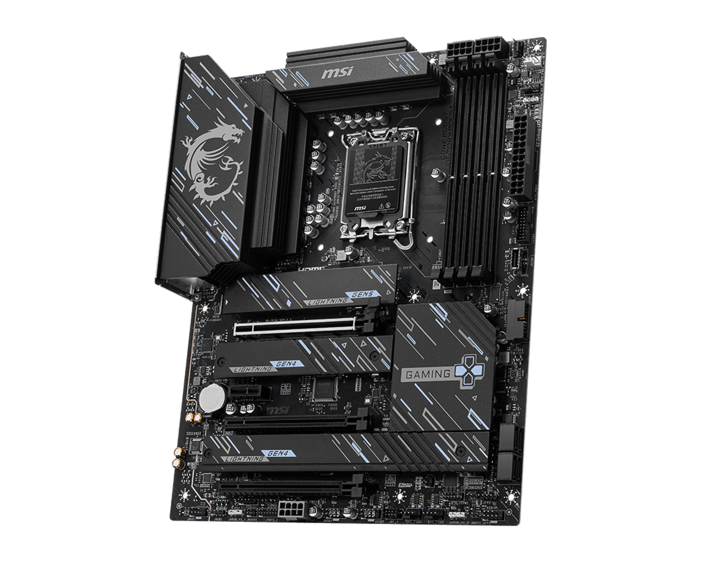 Tarjeta Madre MSI Z890 GAMING PLUS WIFI ATX LGA 1851 Intel Z890 256GB DDR5 HDMI/DP para Intel