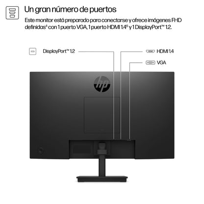 Monitor HP Serie 3 Pro 324pf 23.8" FHD | Panel IPS | 100Hz | VGA - HDMI - DP