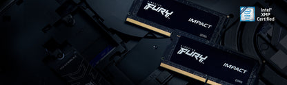 Memoria RAM Kingston para Laptop FURY Impact DDR5 DDR5 5600MHz 32GB Non-ECC CL40 262-pin SO-DIMM XMP