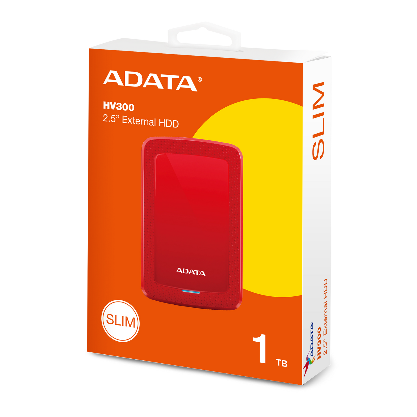 Disco Duro Externo Adata 1TB HV300 2.5" USB 3.1 Rojo