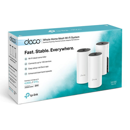 Punto de Acceso TP-Link MU-MIMO Mesh Wi-Fi 300 Mbps at 2 4 GHz 867 Mbps at 5 GHz 3 pack