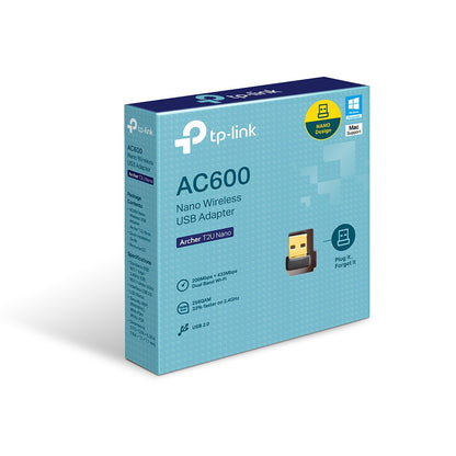 Adaptador USB Nano Tp-link Doble Banda Inalámbrico AC600