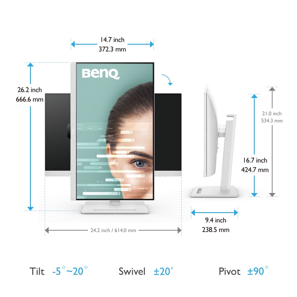 Monitor BenQ 27" GW2790QT IPS Led 2K QHD 2560x1440