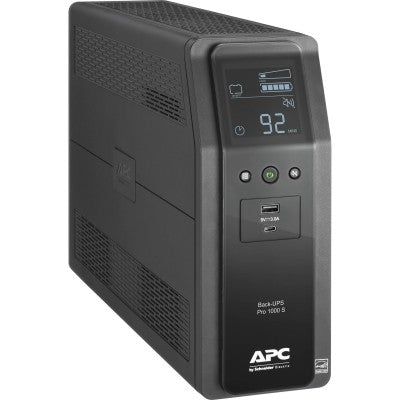 UPS APC Pro BR 1100VA/600W 120V Batería Plomo 10 Contactos Color Negro carga AVR interfaz LCD LAM