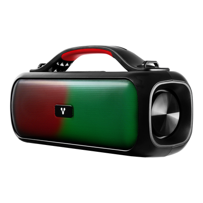 BOCINA VORAGO BSP-440 BLUETOOTH / USB / LUZ FRONTAL RGB / TWS / 20W RMS CON HASTA 5 HRS AUTONOMIA / IPX5