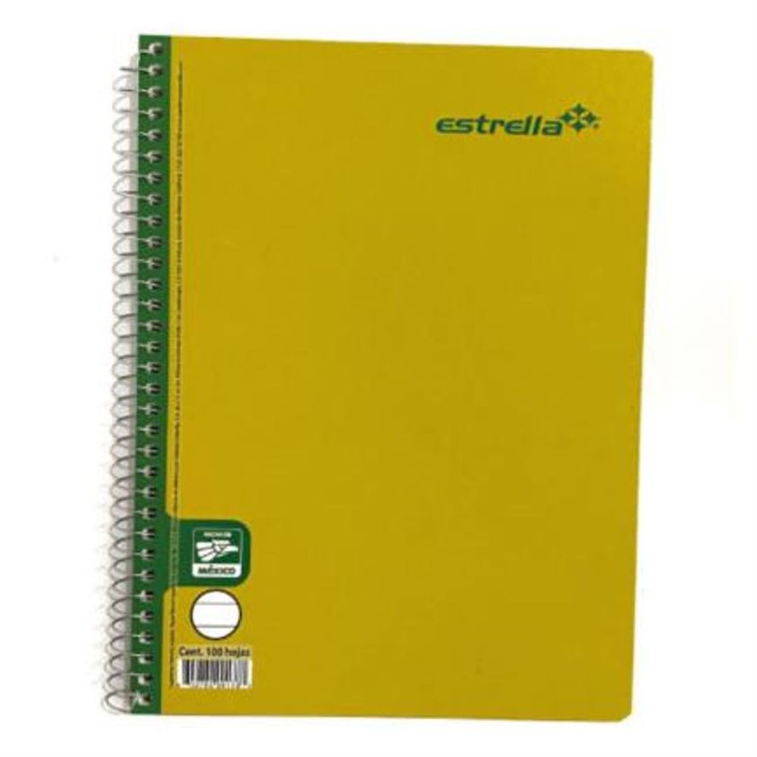 Cuaderno profecional estrella star kid Blanco 100H portada lisa