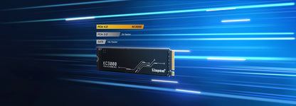 Unidad de Estado Sólido SSD Kingston KC3000 512G PCIe 4.0 NVMe M.2 SSD