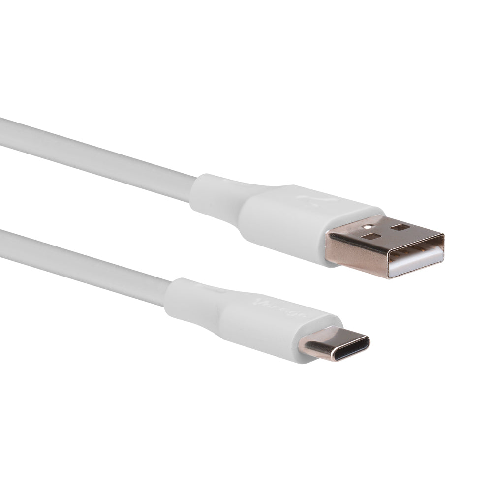 CABLE VORAGO CAB-C01W USB-TIPO C 1 METRO CARGA RAPIDA BLANCO