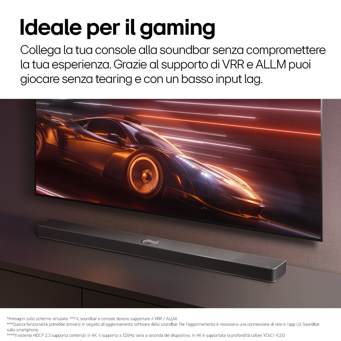 Barra de cine en casa LG de 9.1.5canales con sonido envolvente y altavoces traseros S95TR