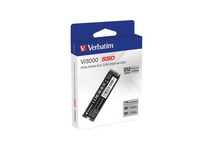 Unidad de Estado Sólido SSD Interno Verbatim Vi7000 PCIe NVMe M.2 2280 de 512GB Lectura 3100/2100 MB/s