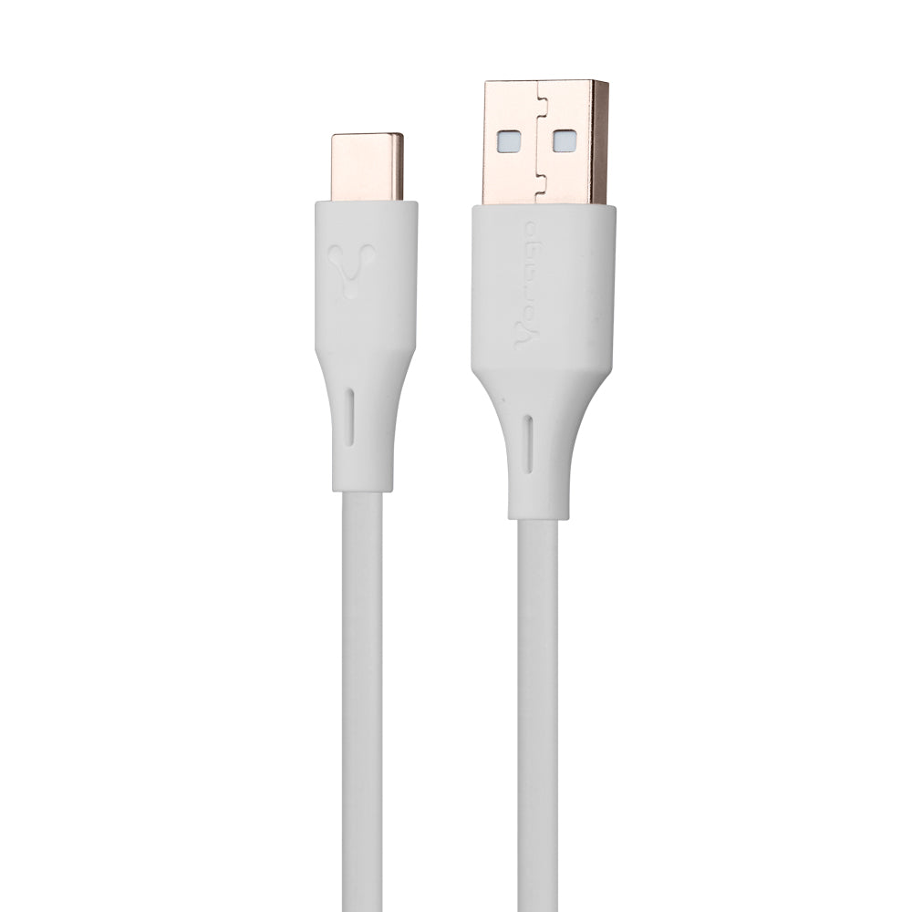 CABLE VORAGO CAB-C01W USB-TIPO C 1 METRO CARGA RAPIDA BLANCO