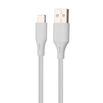 CABLE VORAGO CAB-C01W USB-TIPO C 1 METRO CARGA RAPIDA BLANCO