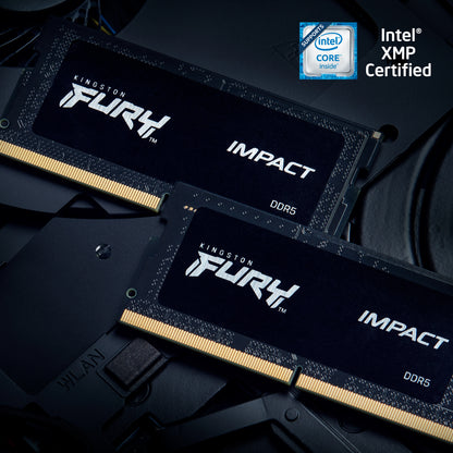 Memoria RAM Kingston para Laptop FURY Impact DDR5 DDR5 5600MHz 32GB Non-ECC CL40 262-pin SO-DIMM XMP