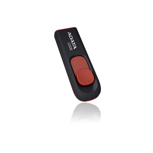 Memoria USB Adata C008 16 GB Color Negra-Roja