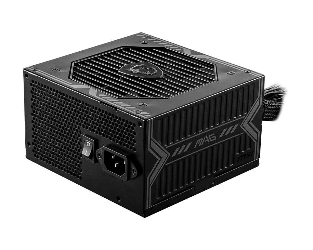 Fuente de Poder 750W MSI MAG A750BN PCIE5 80 PLUS Bronze 24-pin ATX 120mm