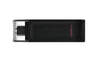 Memoria USB Kingston DataTraveler 70 128GB USB-C Color Negro