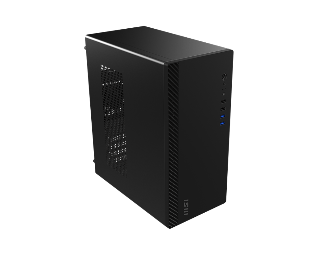 Gabinete MSI PRO SHIELD M100P Torre Media ATX Diseño de Alto Flujo de Aire Negro