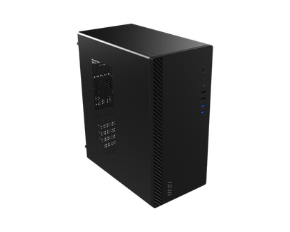 Gabinete MSI PRO SHIELD M100P Torre Media ATX Diseño de Alto Flujo de Aire Negro