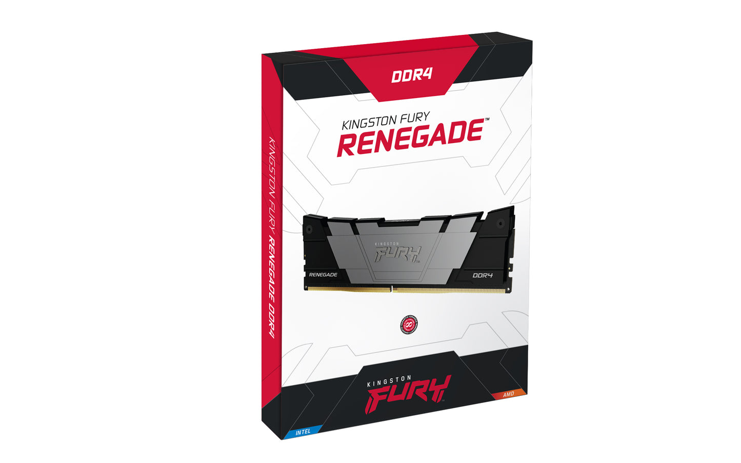 Memoria RAM Kingston DIMM DDR4 16GB 4000MT S Fury Renegade Black XMP CL19 288PIN 1 35V C Disparador de Calor Gamer