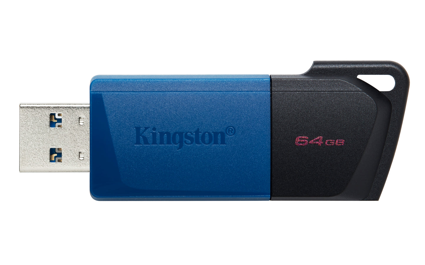 Memoria USB Kingston DataTraveler Exodia M 64GB USB 3.2 Gen1 Color Negro-Azul
