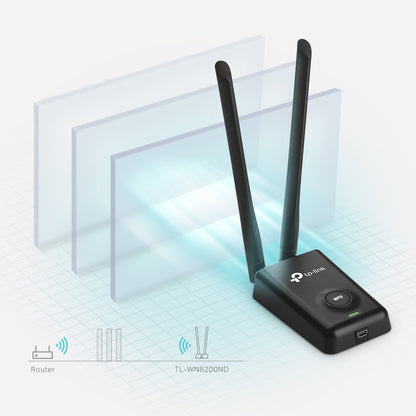 TARJETA DE RED INALAMBRICA TP-LINK USB N 300MBPS EN ALTA POT