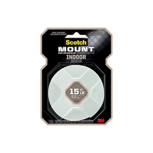 Cinta de montaje 3M para interior 2.4cms X 1.39mts