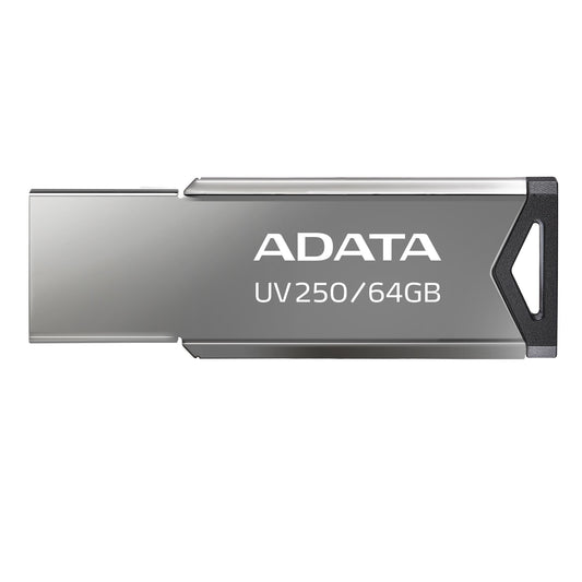 Memoria USB ADATA 64 GB UV250 Color Plata Metalica 2.0
