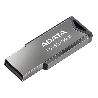 Memoria USB ADATA 64 GB UV250 Color Plata Metalica 2.0