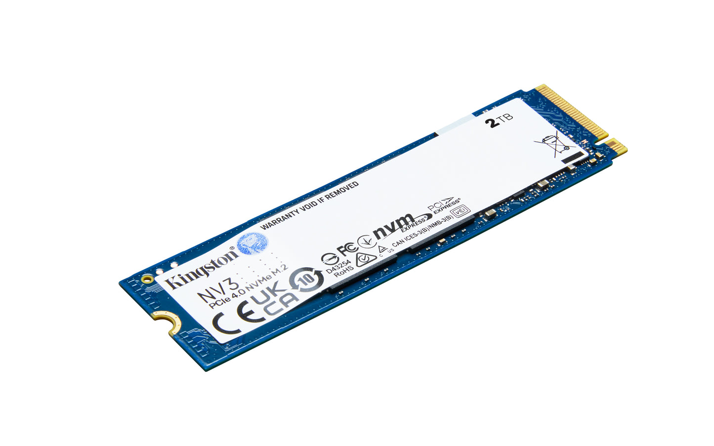 Unidad de Estado Solido SSD Kingston SNV3S NVMe  2TB PCI Express 4.0 M.2