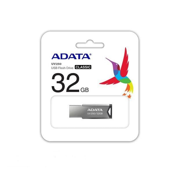 Memoria USB ADATA 32 GB UV250 Color Plata 2 0 Metalica