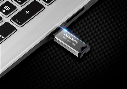 Memoria USB ADATA 32 GB UV250 Color Plata 2 0 Metalica