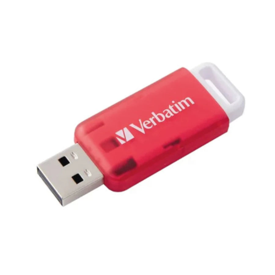Memoria Verbatim Flash SeaGlass USB de 32 GB  Rojo