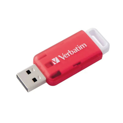 Memoria Verbatim Flash SeaGlass USB de 32 GB  Rojo