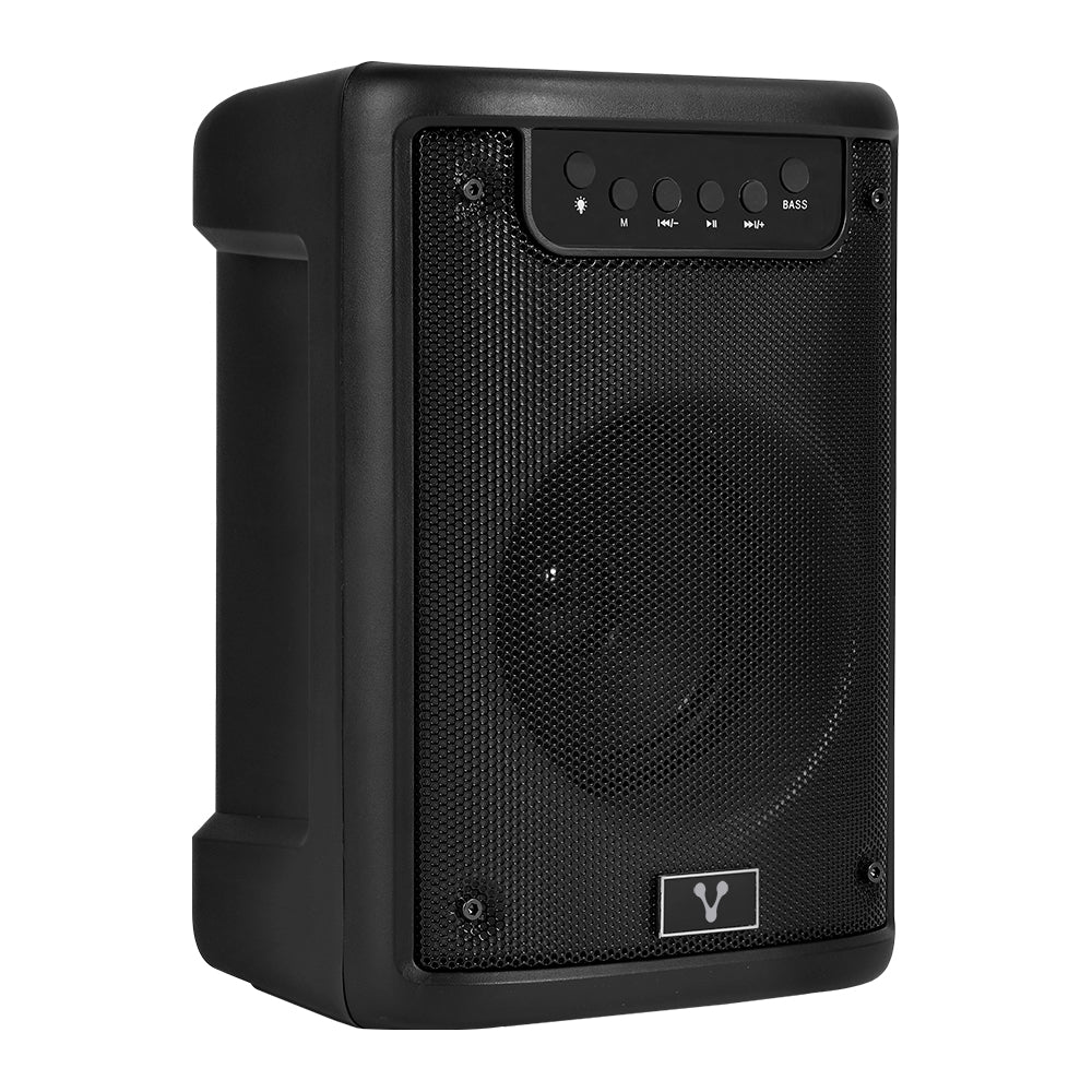 MINI BAFLE VORAGO KSP-205 NEGRO 4" 10WATTS RMS / RECARGABLE / TWS BT 4HRS CARGA USB TIPO C