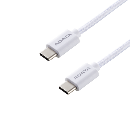 Cable USB Adata USB-C A USB-C de 2 metros Color Blanco