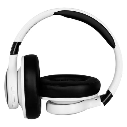 Vorago HPB-205-WH auricular y casco Auriculares Inalámbrico y alámbrico Diadema Llamadas/Música USB Tipo C Bluetooth Blanco