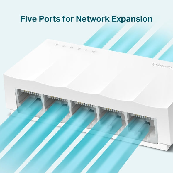 Switch para escritorio Tp-link de 5 puertos 10/100Mbps