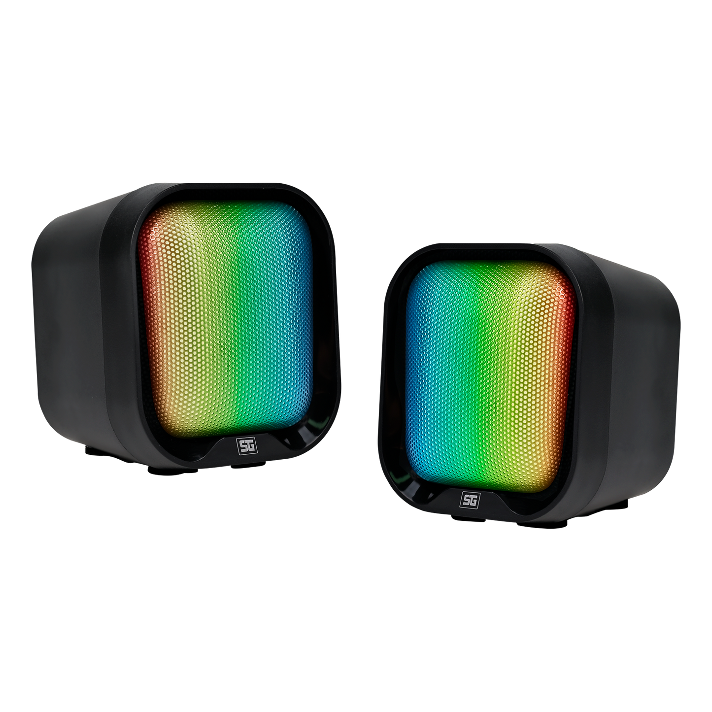 BOCINAS VORAGO START THE GAME SPK-109 RGB / USB PARA COMPUTADORA / 2.2WATTS