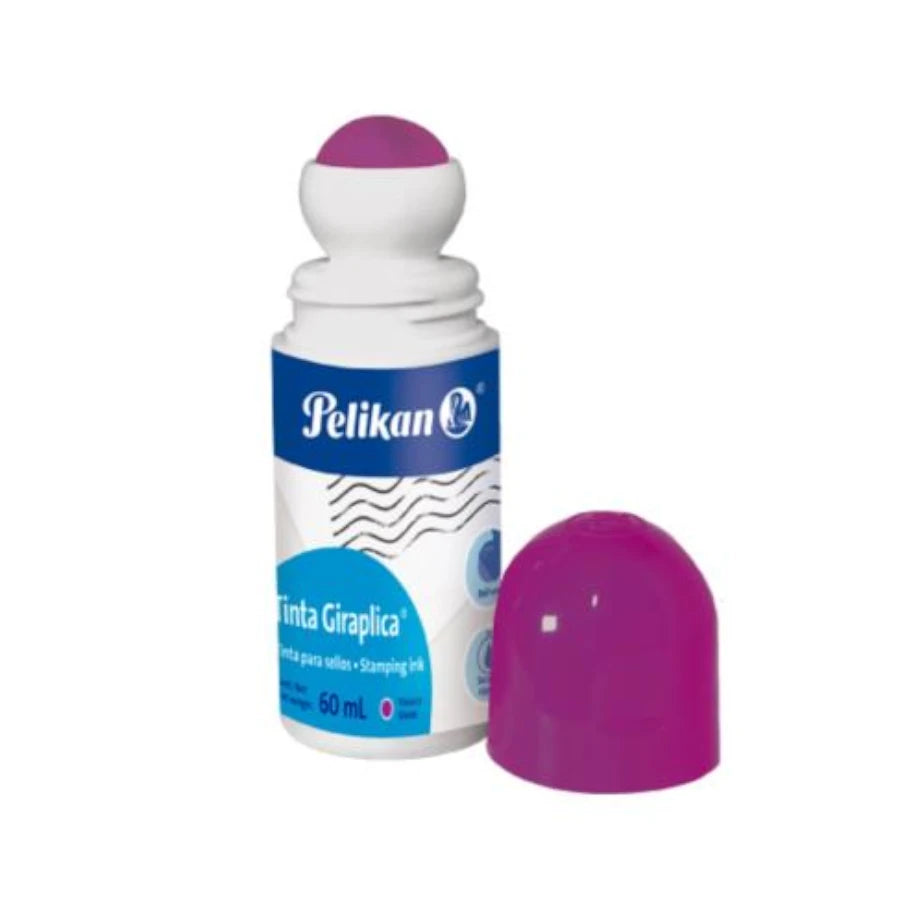 Tinta Para Sellos Pelikan Giraplica 60ml Color Violeta