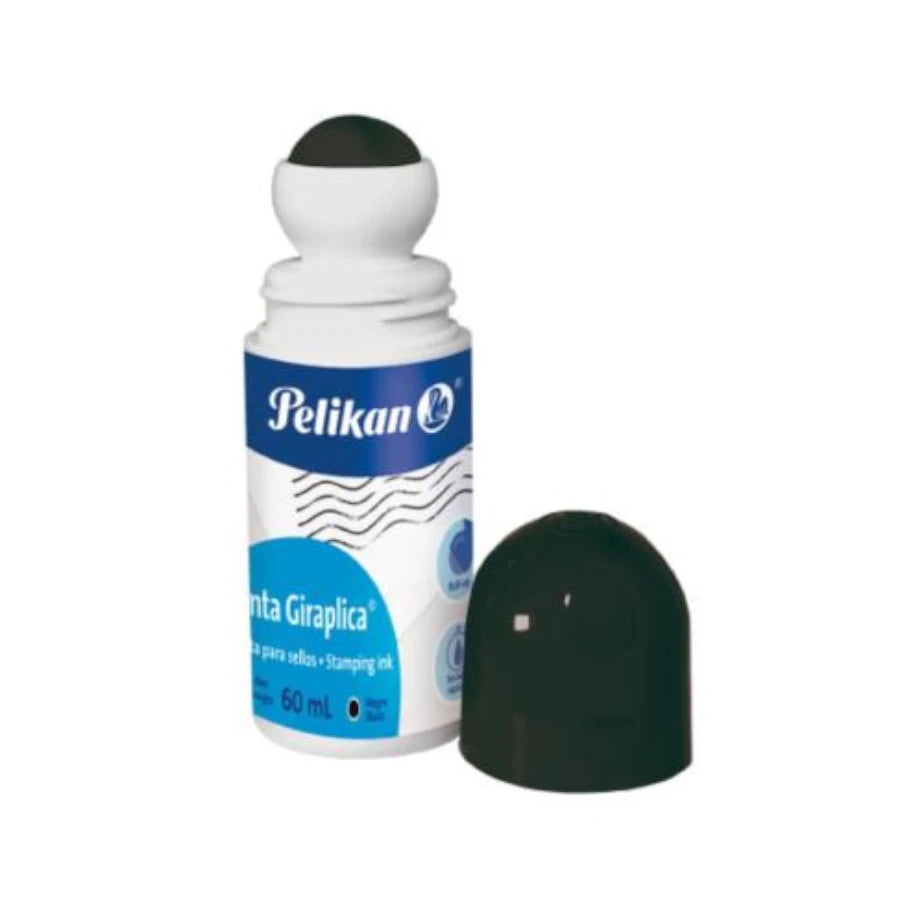Tinta Para Sellos Pelikan Giraplica 60ml Color Negro