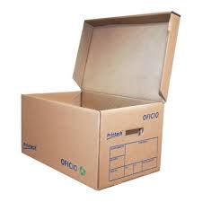 Caja geo archivo carton oficio 50x35x25 cm c/20