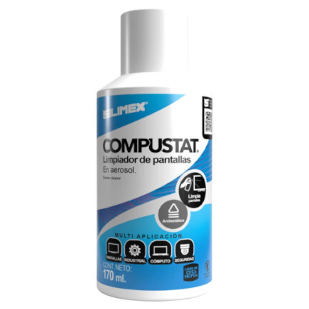 Limpiador Aantiestático Para Pantallas En Aerosol Silimex Conpustat 170ML